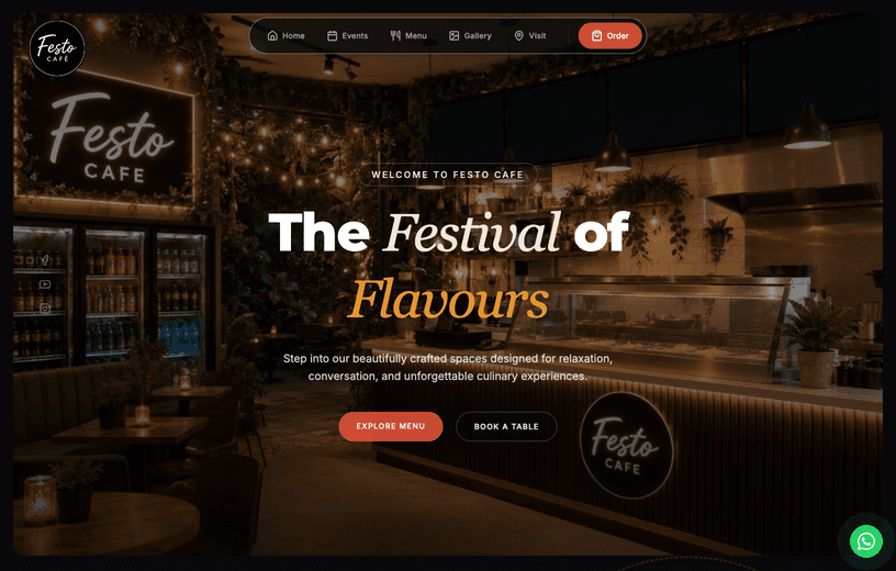 Festo Café website preview